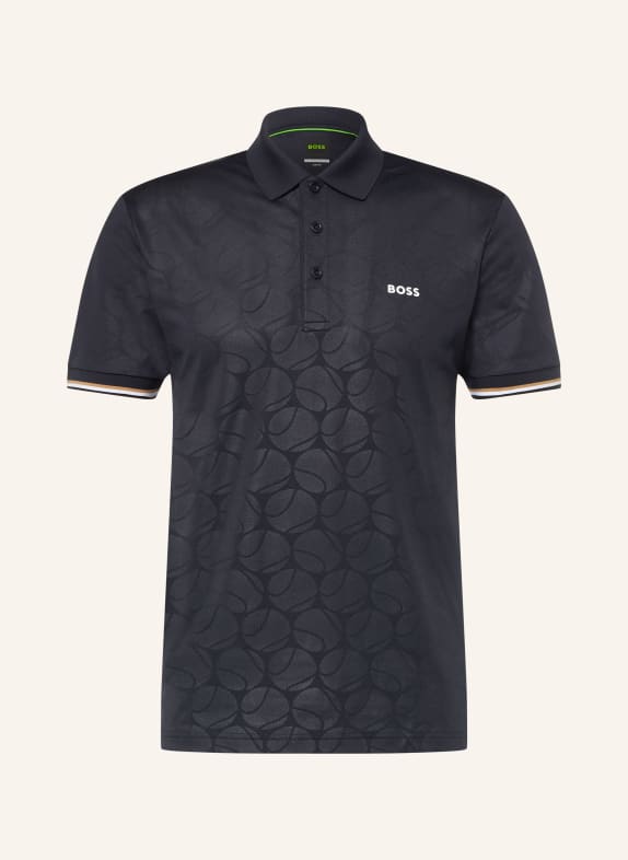 BOSS Functioneel poloshirt TOC GAME DONKERBLAUW / BEIGE / WIT