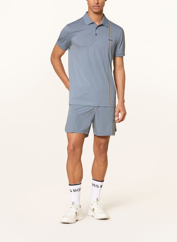 BOSS Functionele poloshirt TOC GAME 3 BLAUWGRIJS