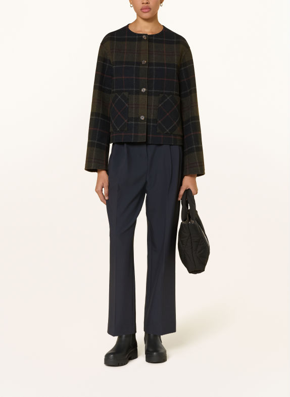 Barbour Spodnie Marlene FAWNE GRANATOWY