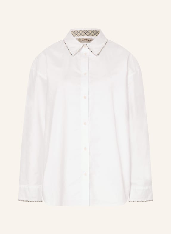 Barbour Overhemdblouse ALVERSTONE WIT / BEIGE / LICHTGROEN