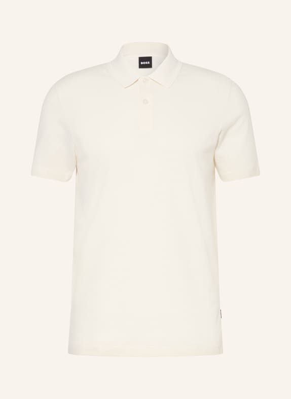 BOSS PARLAY Piqué Polo Shirt CREAM