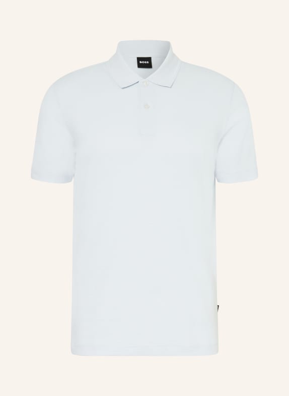 BOSS PARLAY Piqué Polo Shirt LIGHT BLUE