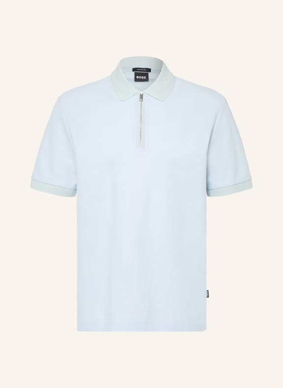 BOSS Piqué Polo Shirt PEI LIGHT BLUE