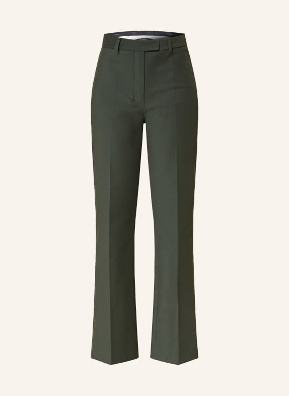 S Max Mara Spodnie CIEMNOZIELONY