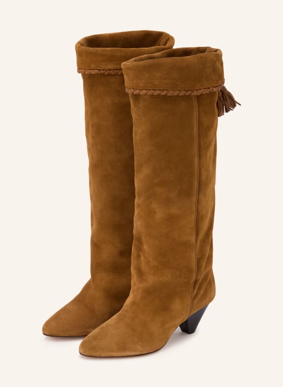 ISABEL MARANT ELITA Boots COGNAC