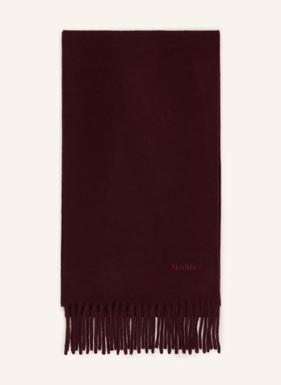 Max Mara FRAGORE Scarf DARK RED