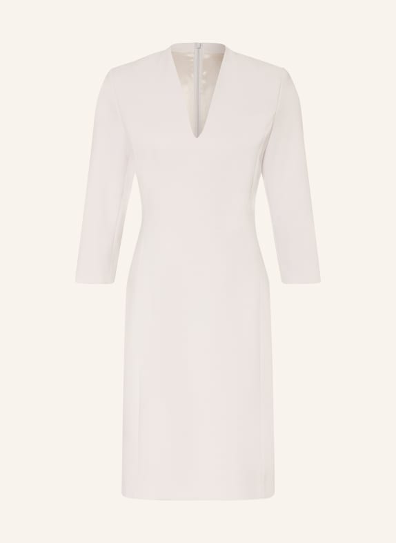 windsor. Rochie dreaptă cu mâneci 3/4 GRI DESCHIS