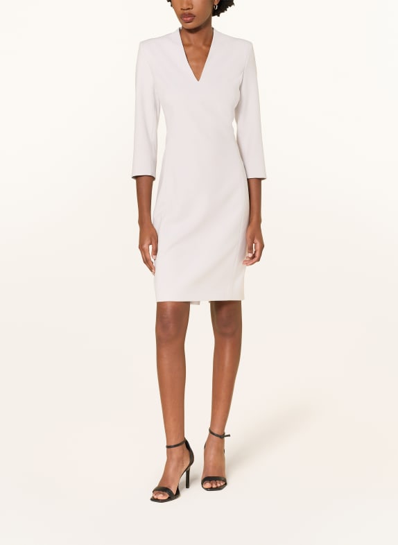 windsor. Sheath dress with 3/4 sleeves LIGHT GRAY