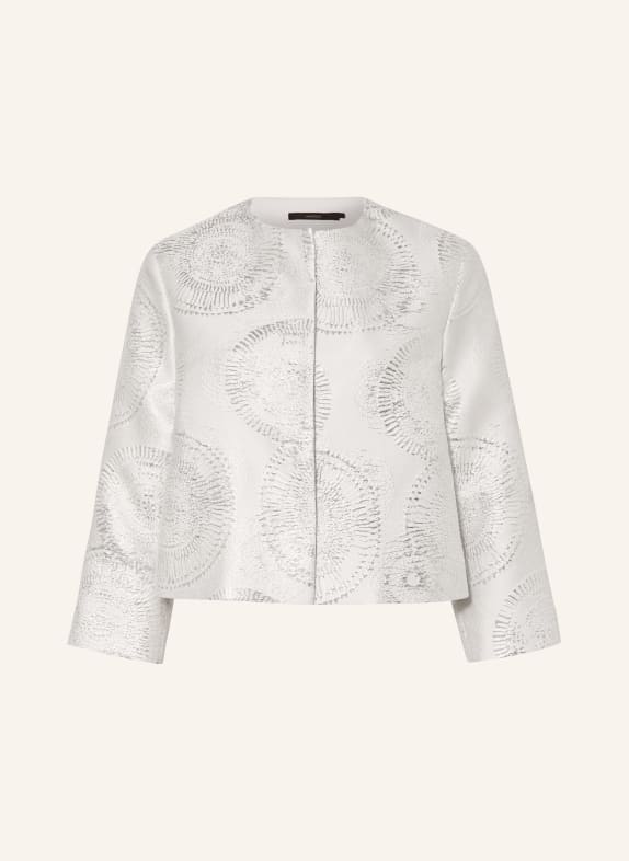 windsor. Kastenjacke aus Jacquard HELLGRAU / SILBER