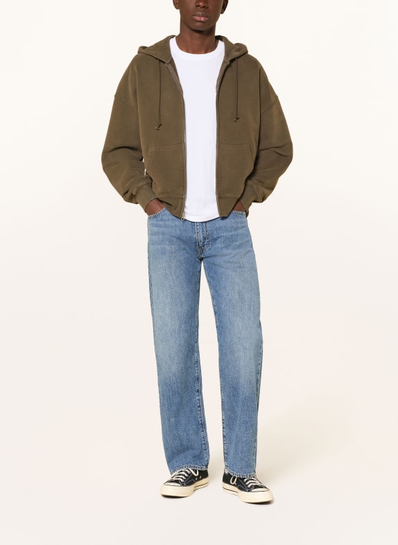 Levi's® Jeans 555™ Relaxed Straight Fit 53 Med Indigo - Worn In