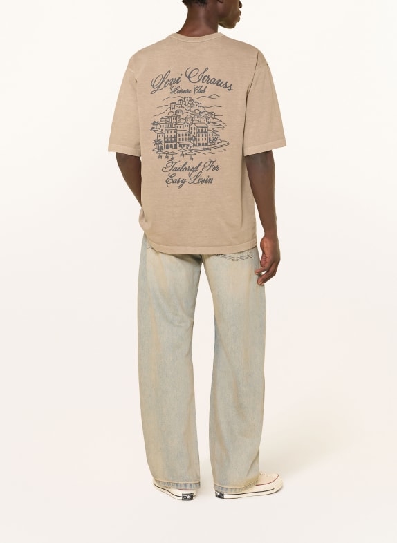 Levi's® T-shirt LICHTBRUIN / DONKERGRIJS