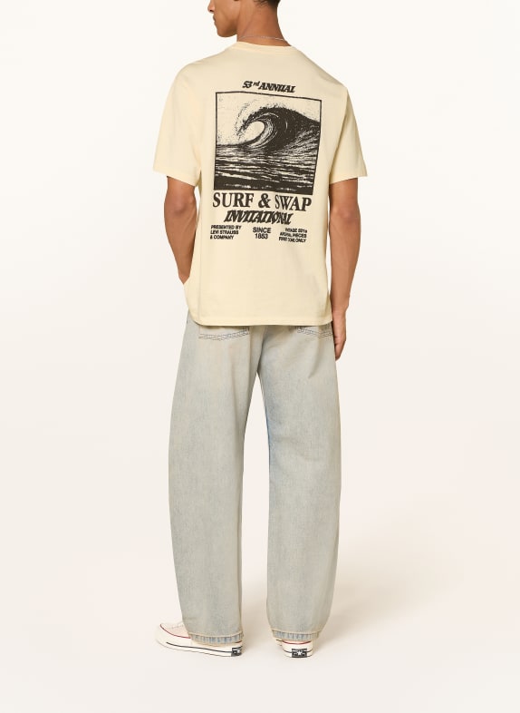 Levi's® T-shirt BEIGE / ZWART