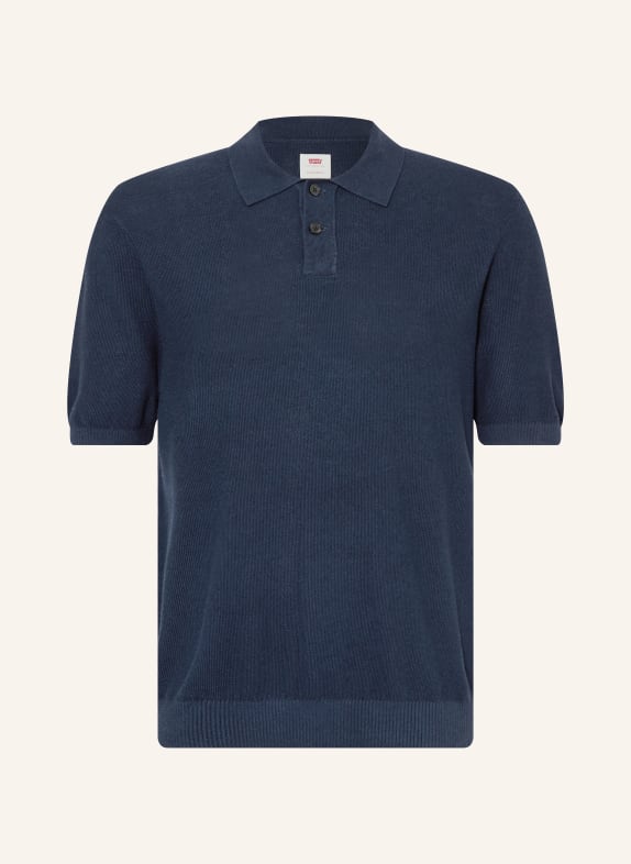 Levi's® Strick-Poloshirt Standard Fit DUNKELBLAU