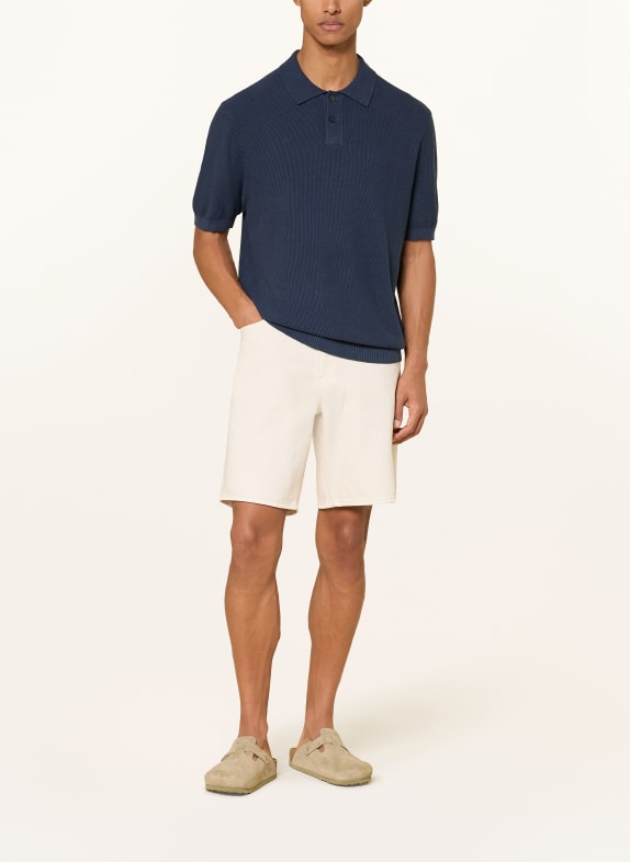 Levi's® Gebreid poloshirt, standaard pasvorm DONKERBLAUW