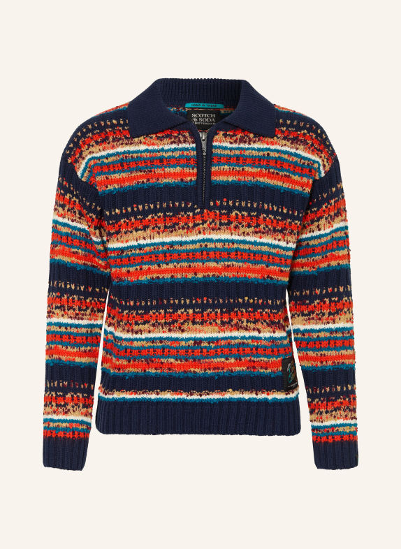 SCOTCH & SODA Pulls BLEU FONCÉ / ROUGE / BLEU PÉTROLE