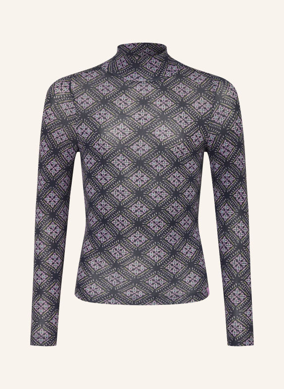 SCOTCH & SODA T-shirt à manches longues BLEU FONCÉ / LILAS CLAIR / BLEU CLAIR