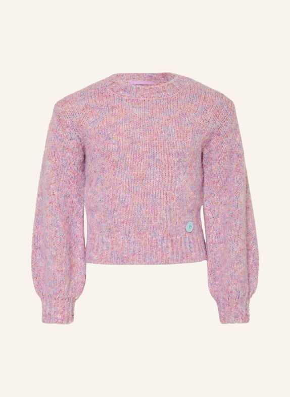 SCOTCH & SODA Pull en fil pailleté LILAS CLAIR / VIEUX ROSE / BLEU CLAIR