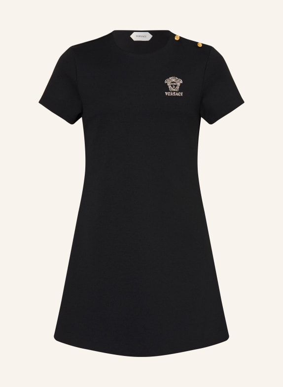VERSACE Jersey dress BLACK