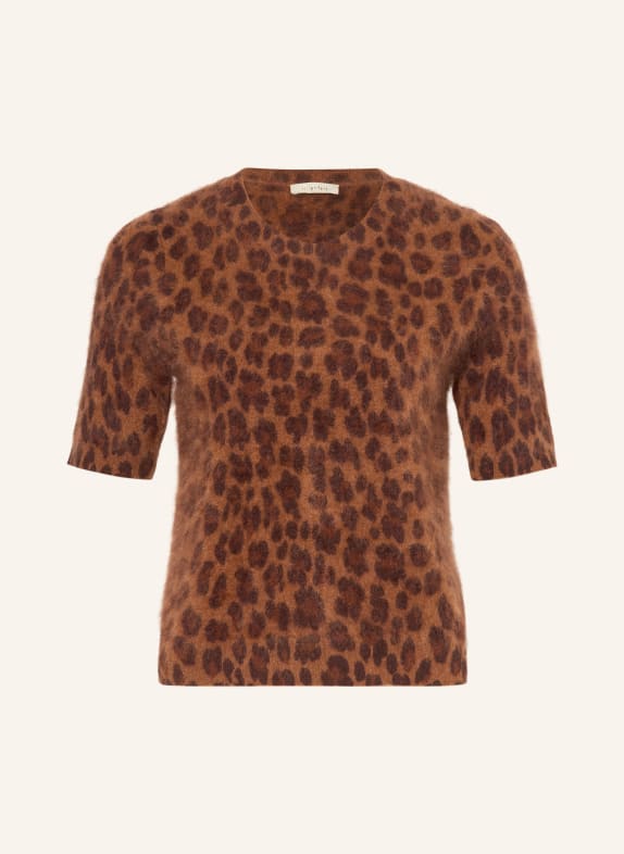 lilienfels Pull en cachemire MARRON / MARRON FONCÉ