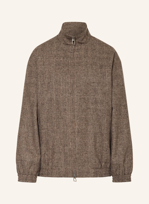 MRS & HUGS Bomb jacket DARK BROWN / BEIGE
