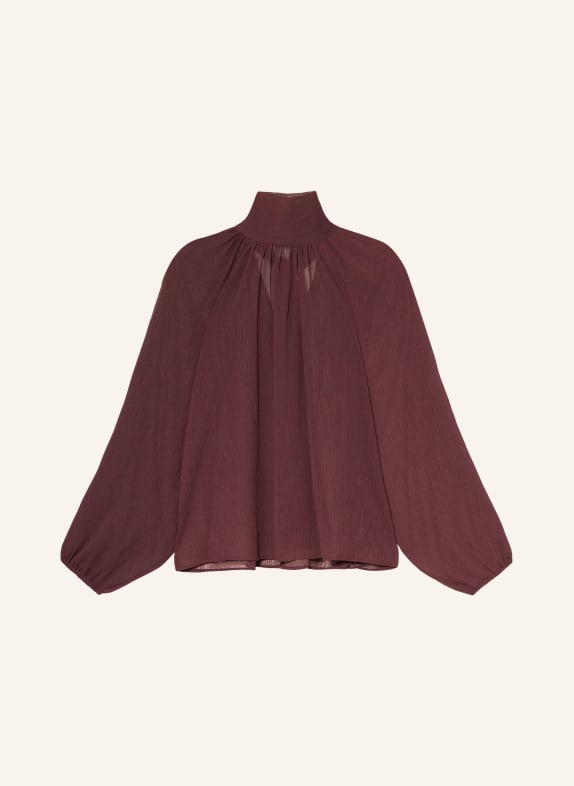 MRS & HUGS Bow-tie blouse DARK RED