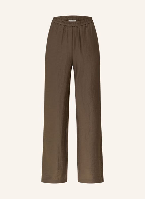 Marc O'Polo Marlene pants DARK BROWN