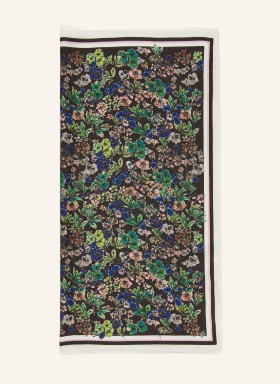 Marc O'Polo Foulard MARRON FONCÉ / VERT / BLEU