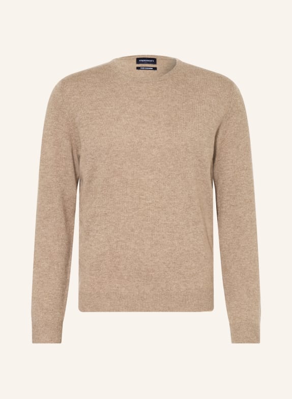 STROKESMAN'S Kasjmiertrui BEIGE