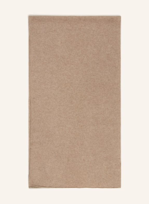 STROKESMAN'S Cashmere scarf CAMEL