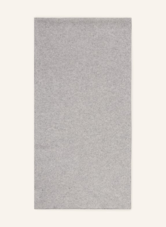 STROKESMAN'S Cashmere scarf LIGHT GRAY