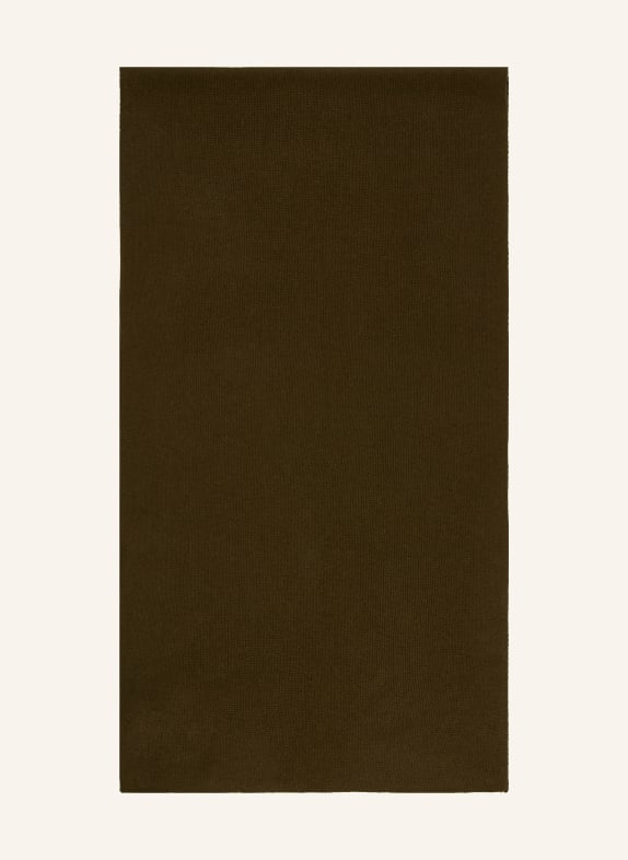 STROKESMAN'S Cashmere scarf KHAKI