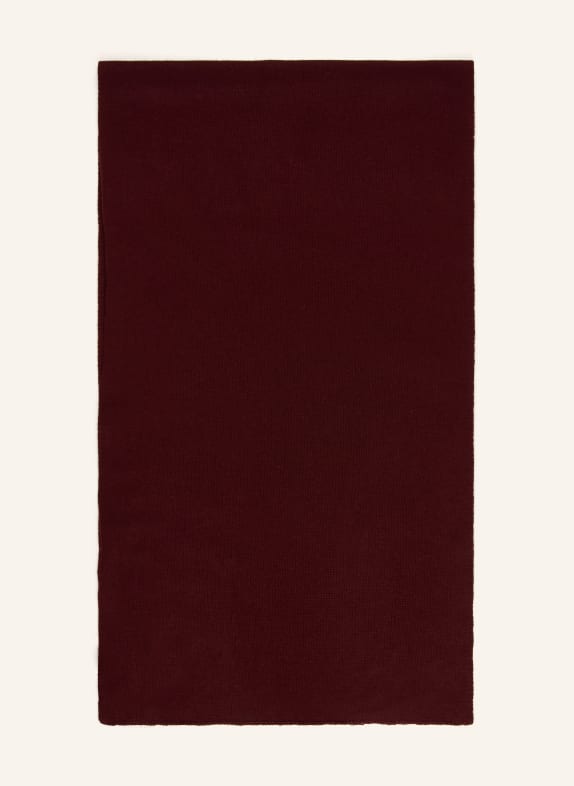 STROKESMAN'S Cashmere scarf DARK RED