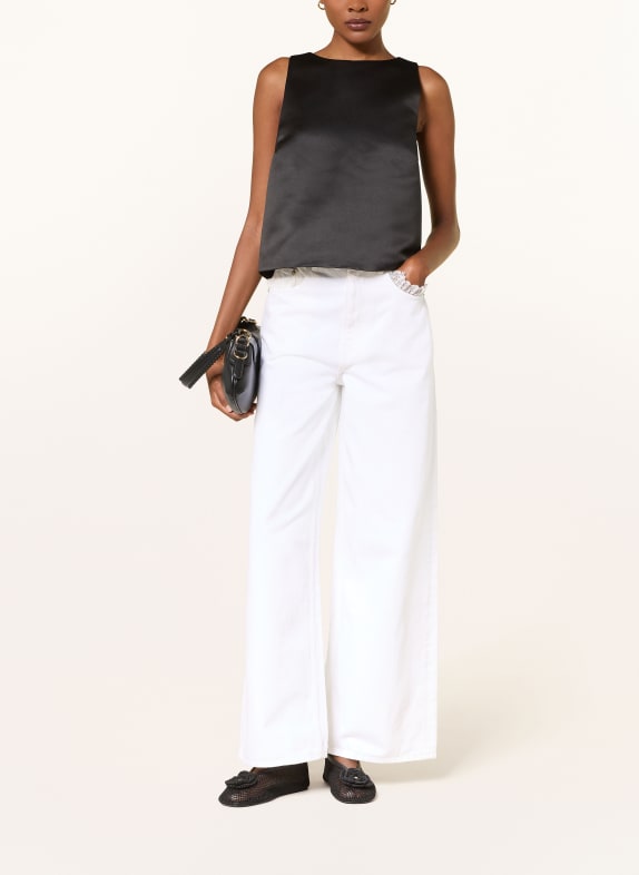 GANNI Wide Leg Jeans LARI 151 BRIGHT WHITE
