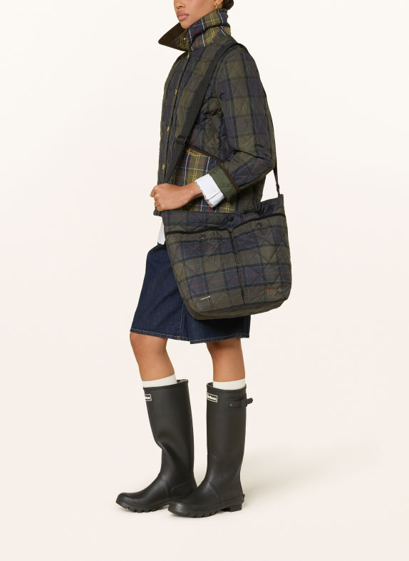 Barbour Shopper TARTAN DONKERGROEN / DONKERROOD / DONKERBLAUW