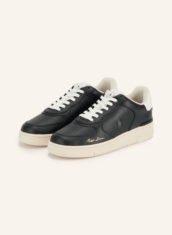 POLO RALPH LAUREN Sneakers ZWART / WIT