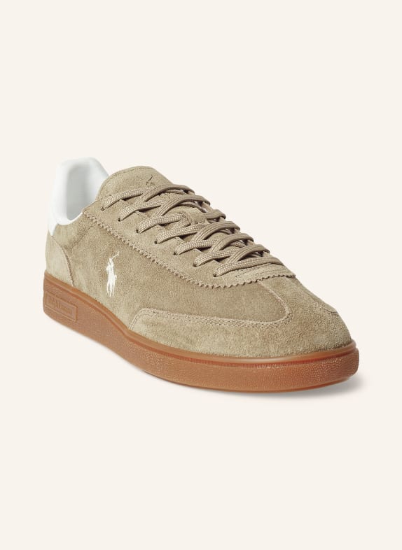 POLO RALPH LAUREN Sneaker BEIGE / WEISS