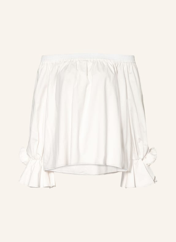 ESSENTIEL ANTWERP Off-the-shoulder blouse JOFIE WHITE