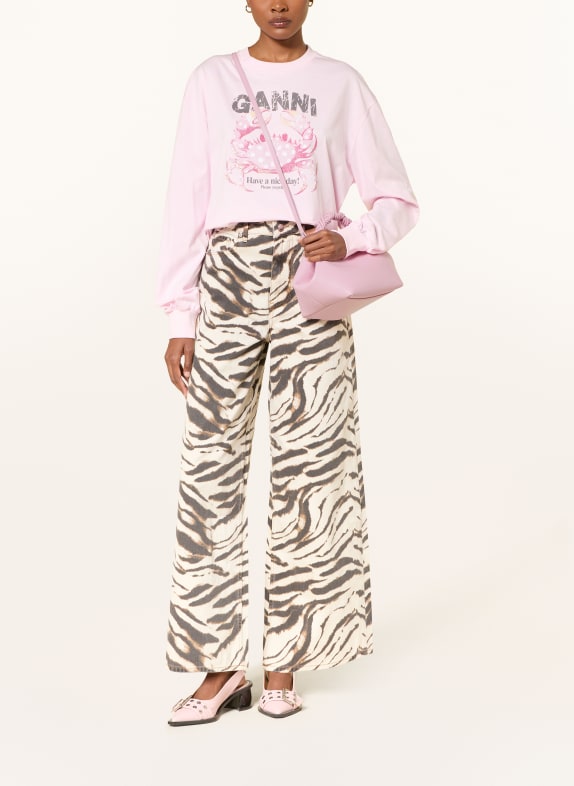 GANNI Handtas BOU SMALL ROZE