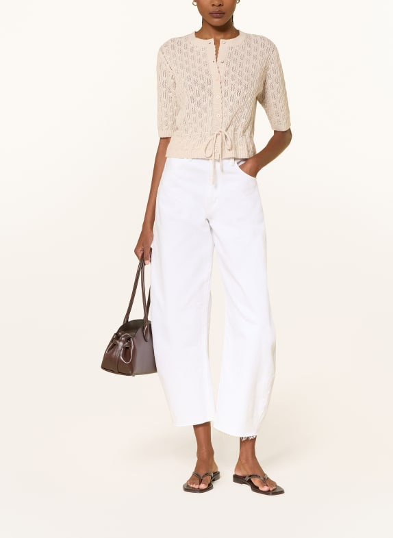 FRAME Vest THE CLOVER met kasjmier BEIGE