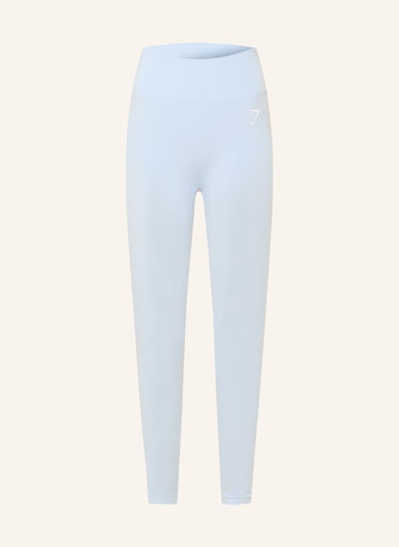GYMSHARK Tights VITAL SEAMLESS HELLBLAU