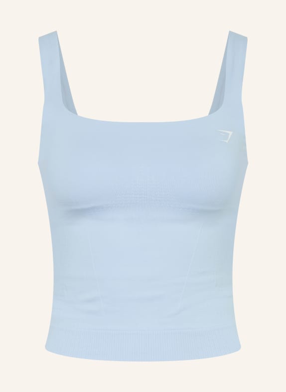 GYMSHARK Débardeur VITAL SEAMLESS BLEU CLAIR