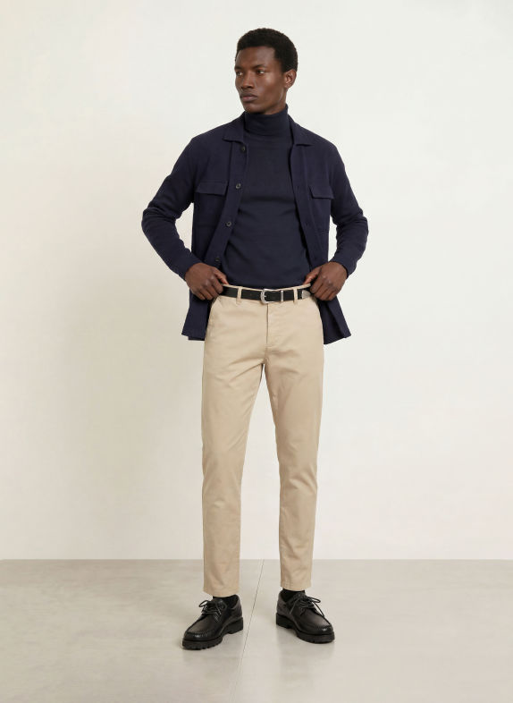 PAUL Turtleneck sweater DARK BLUE
