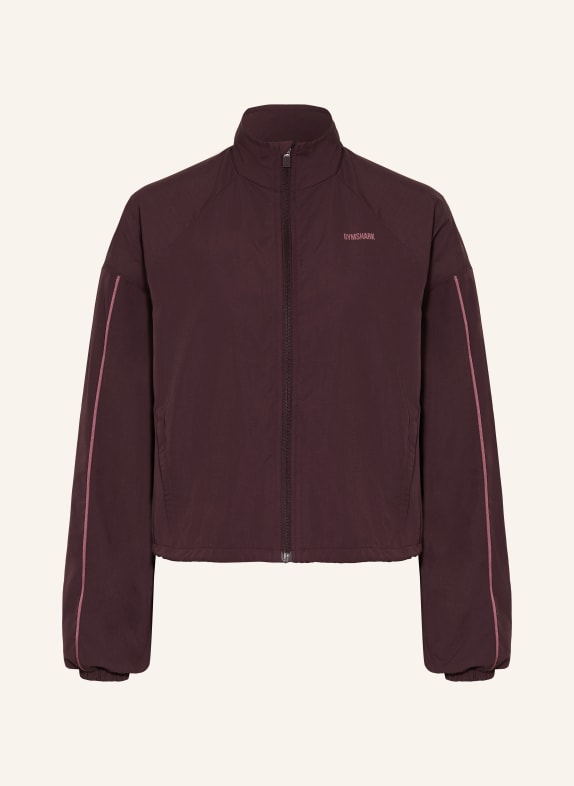 GYMSHARK Trainingsjacke TO FROM DUNKELROT / HELLROT