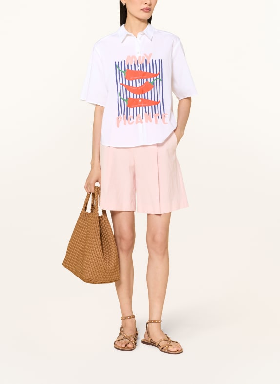 Smith & Soul Overhemdblouse WIT / ROOD / BLAUW