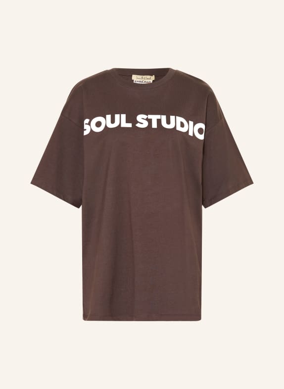 Smith & Soul T-shirt BROWN / WHITE