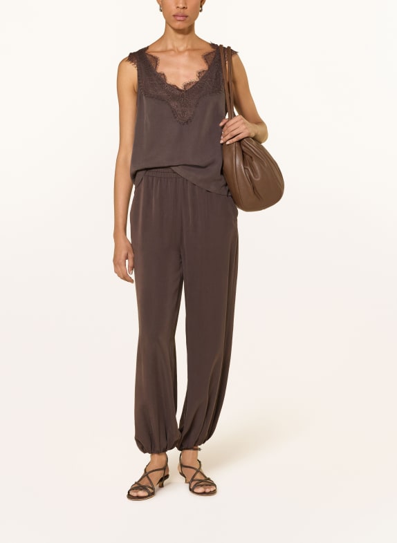 Smith & Soul Broek in joggingstijl MARRON FONCÉ