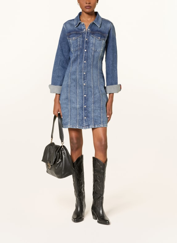 7 for all mankind Jeanskleid BLAU