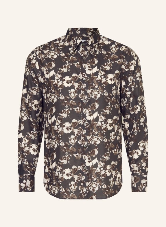 TIGER OF SWEDEN Overhemd BENNETT Comfort Fit DONKERGRIJS / WIT