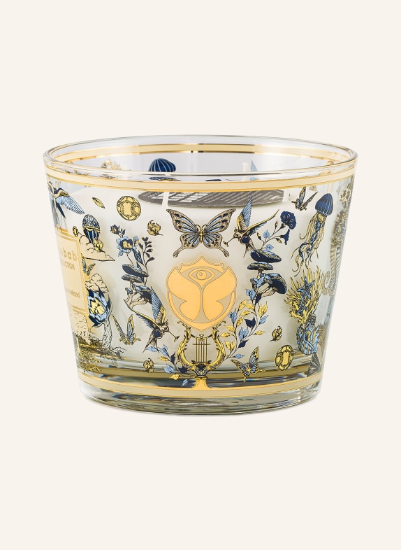 Baobab COLLECTION Duftkerze TOMORROWLAND WEISS / GOLD / HELLBLAU