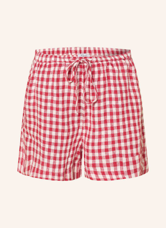 Rails JENNER Linen Shorts RED / WHITE